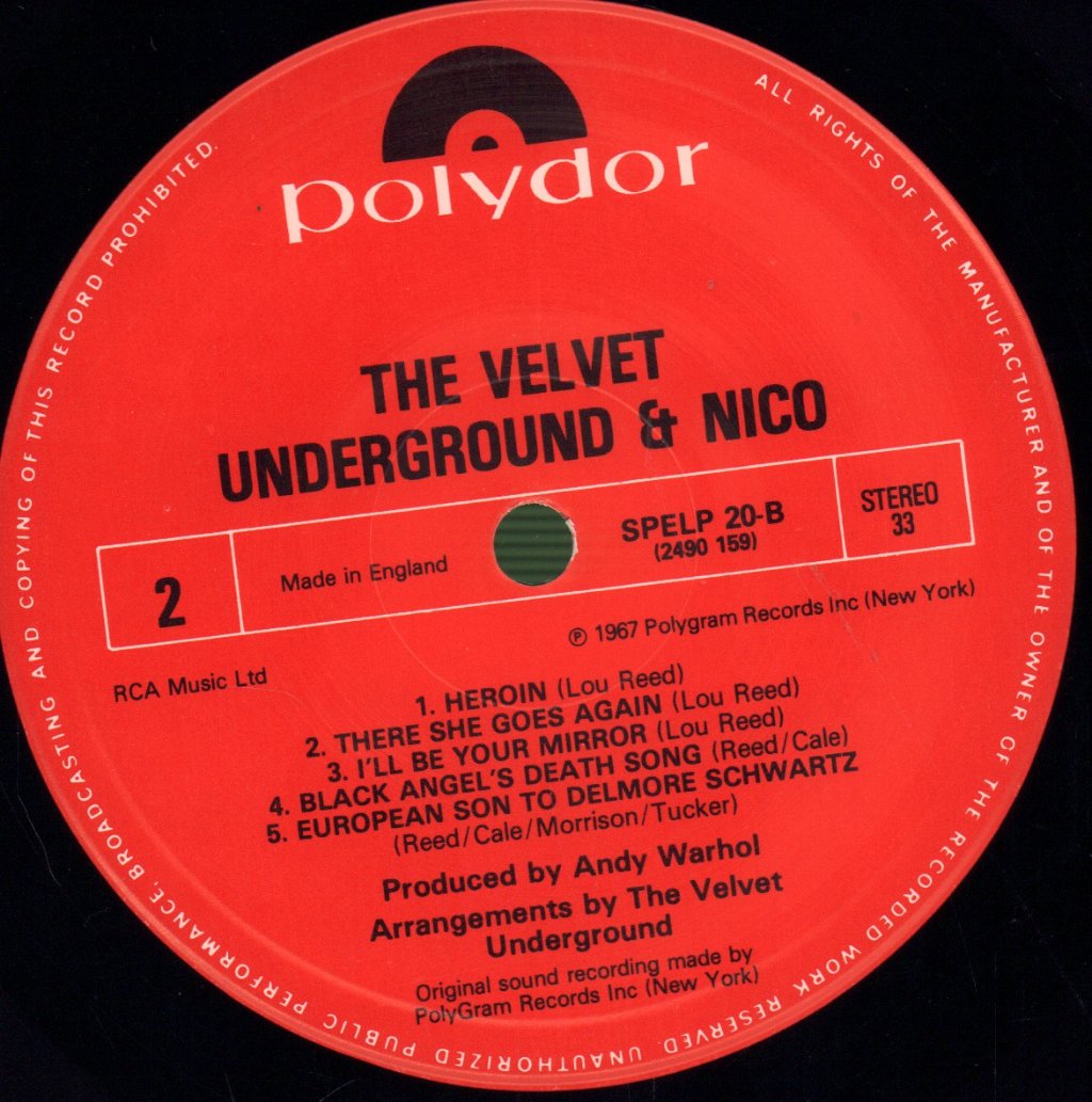 Velvet Underground - Velvet Underground And Nico - Lp