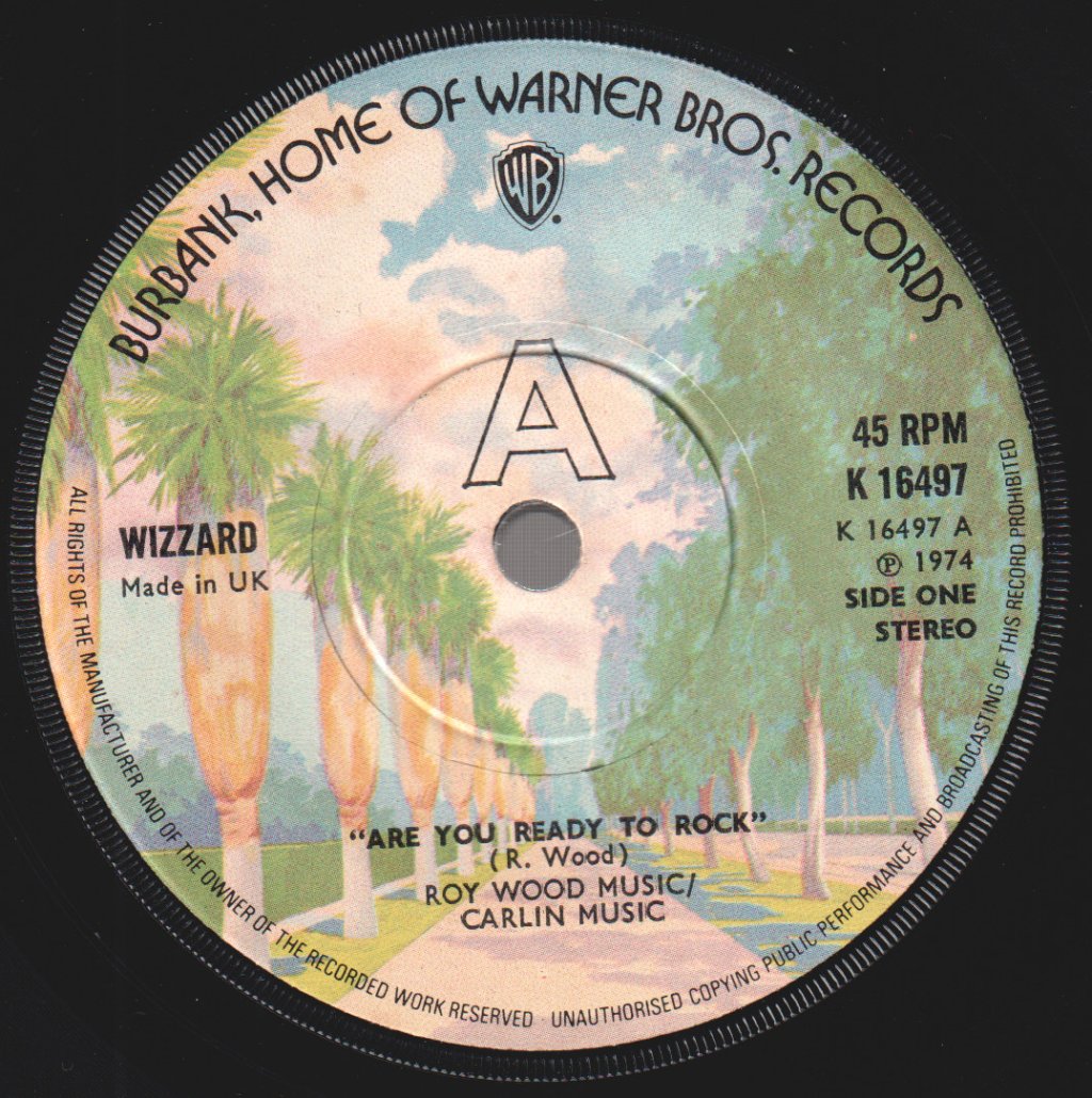 Wizzard (Roy Wood) - Are You Ready To Rock - 7 Inch