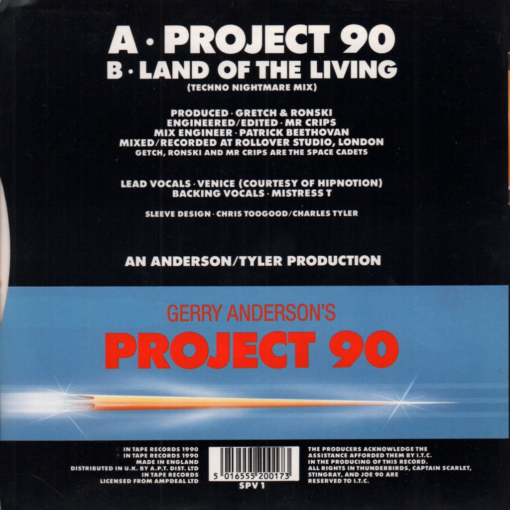Gerry Anderson - Project 90 - 7 Inch