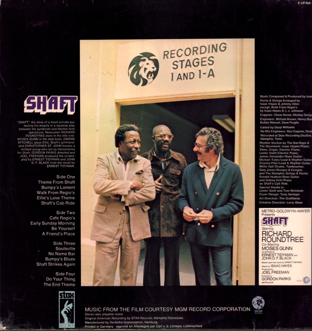 Isaac Hayes - Shaft (Music From The Soundtrack) - Double Lp