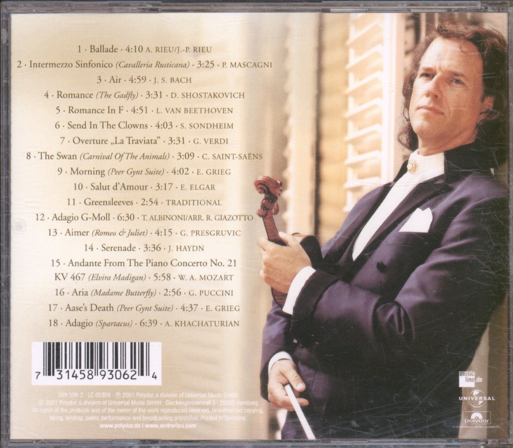 André Rieu - Musik Zum Träumen - Cd