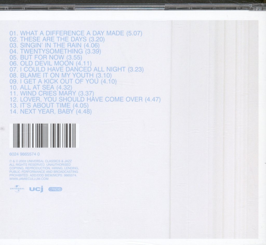 Jamie Cullum - Twenty Something - Cd