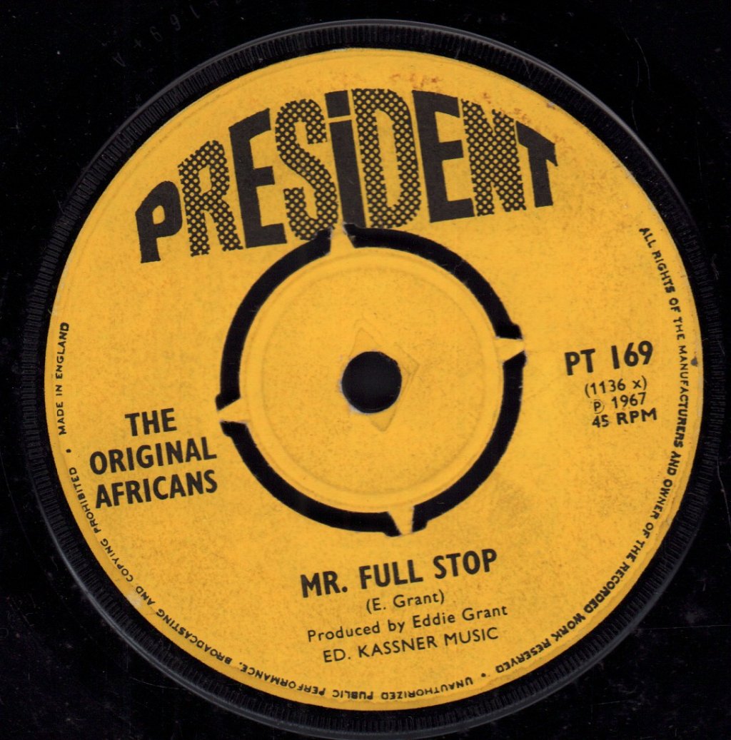 Original Africans - Mr. Full Stop - 7 Inch