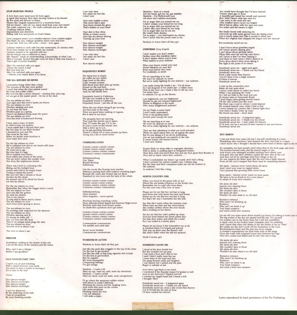 Pete Townshend - All The Best Cowboys Have Chinese Eyes - Lp