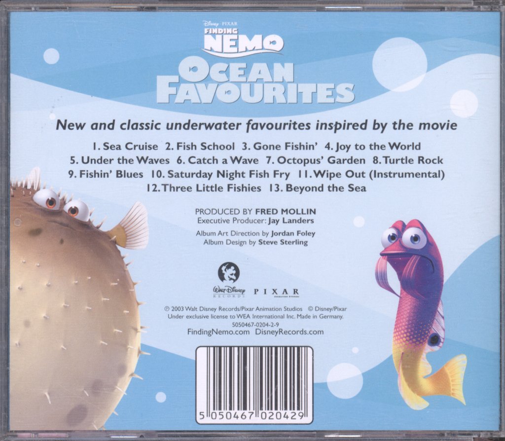 Fred Mollin And The Blue Sea Band - Finding Nemo: Ocean Favorites - Cd