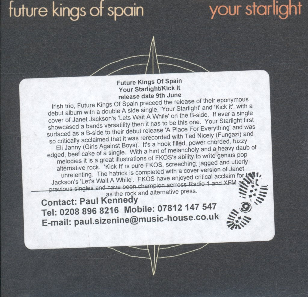 Future Kings Of Spain - Your Starlight - Cd