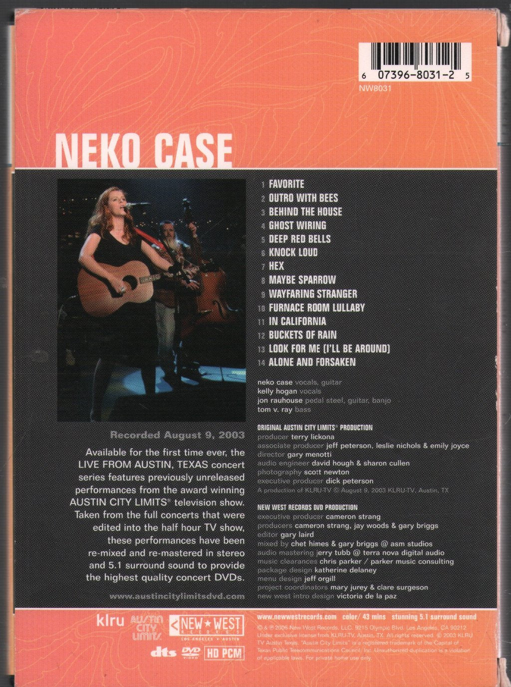 Neko Case - Live From Austin TX - Dvd
