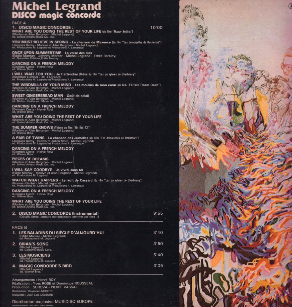 Michel Legrand - Disco Magic Concorde - Lp