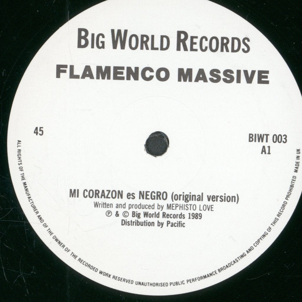 Flamenco Massive - Mi Corazon Es Negro - 12 Inch