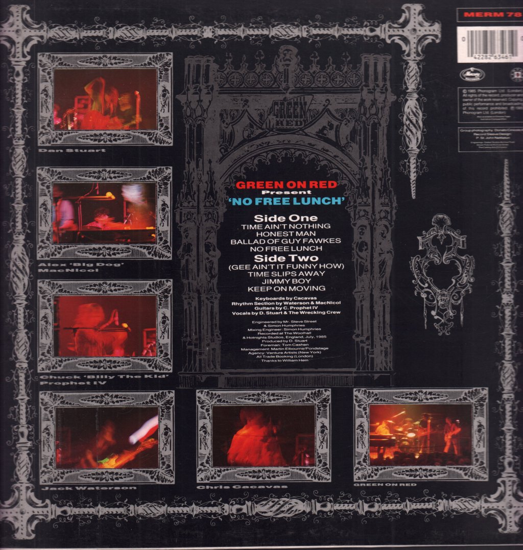 Green On Red - No Free Lunch - Lp
