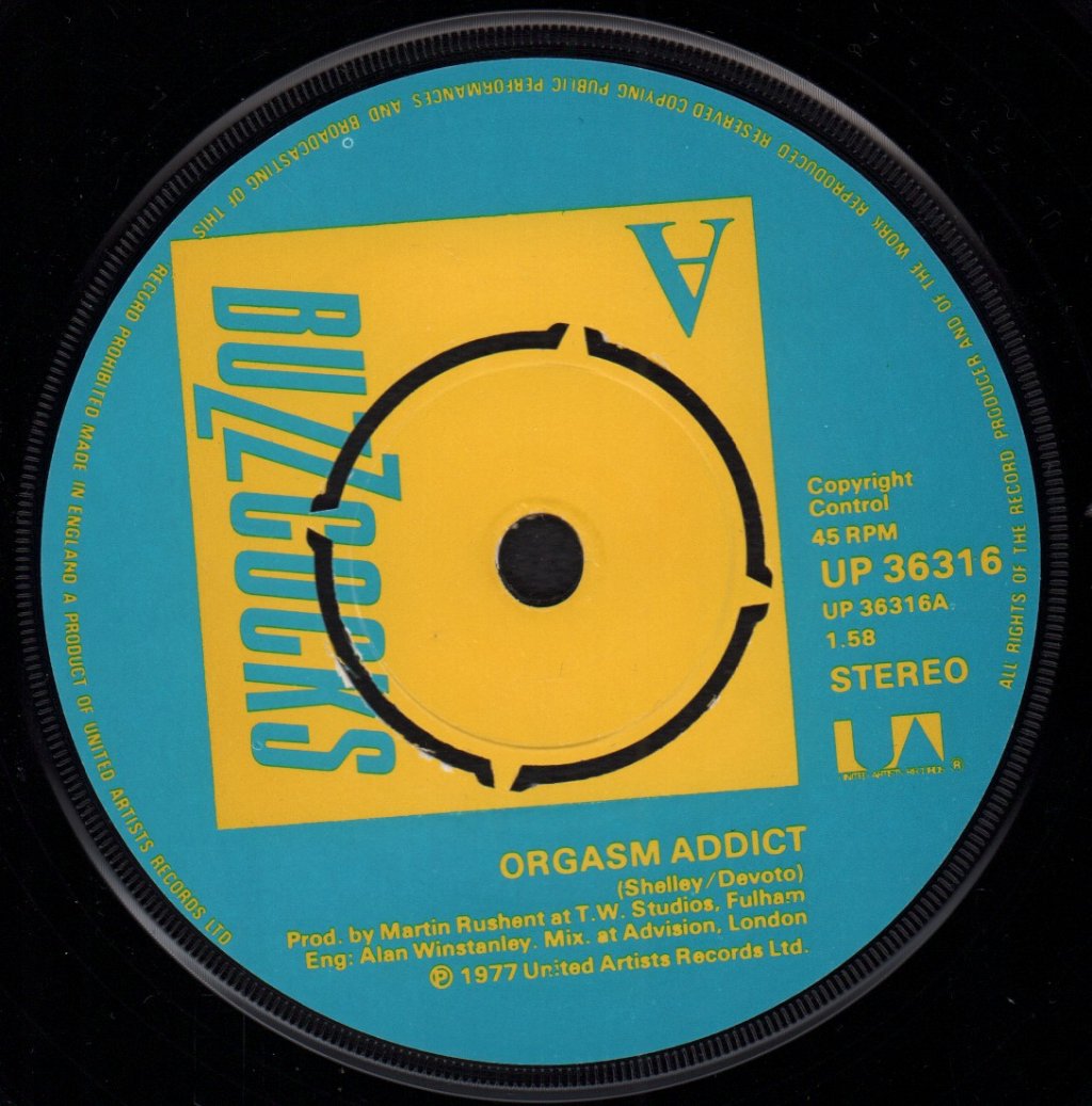 Buzzcocks - Orgasm Addict - 7 Inch