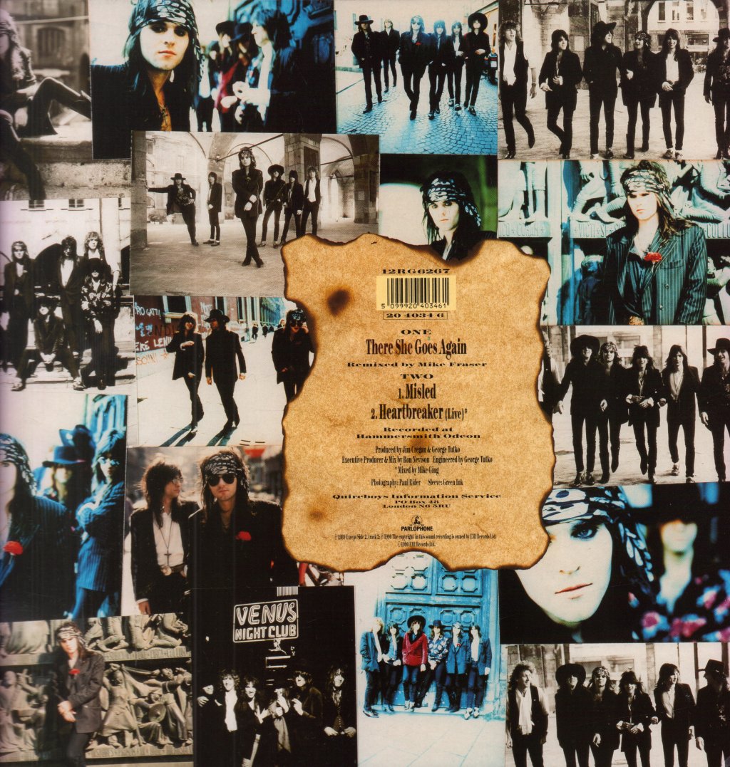 Quireboys - There She Goes Again - 12 Inch