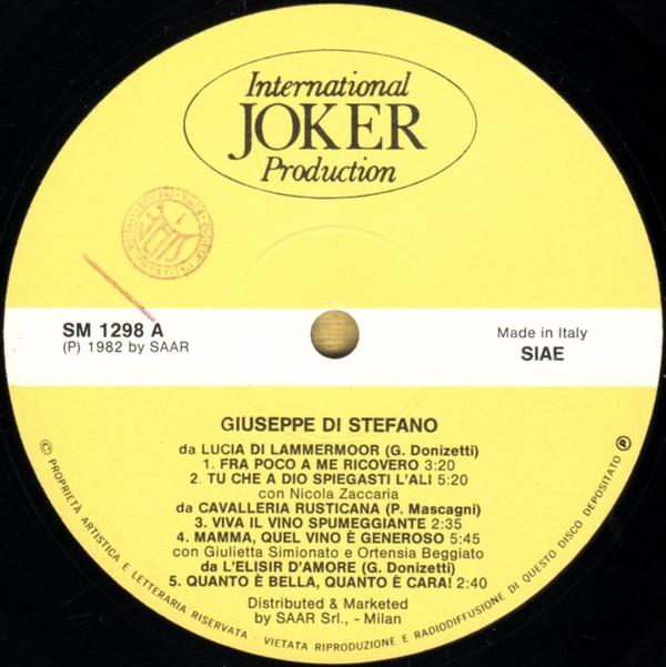 Giuseppe Di Stefano - Recital - Lp