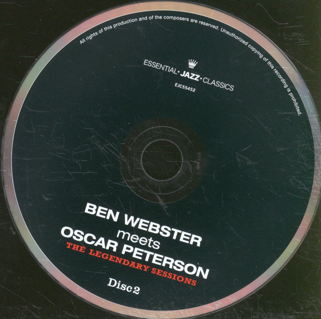 Ben Webster Meets Oscar Peterson - Ben Webster Meets Oscar Peterson: The Legendary Sessions - Double Cd