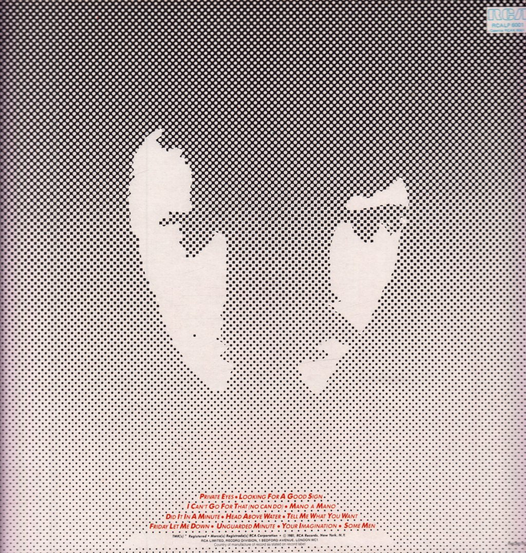 Hall And Oates - Private Eyes - Lp