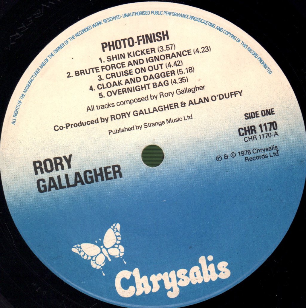 Rory Gallagher - Photo Finish - Lp