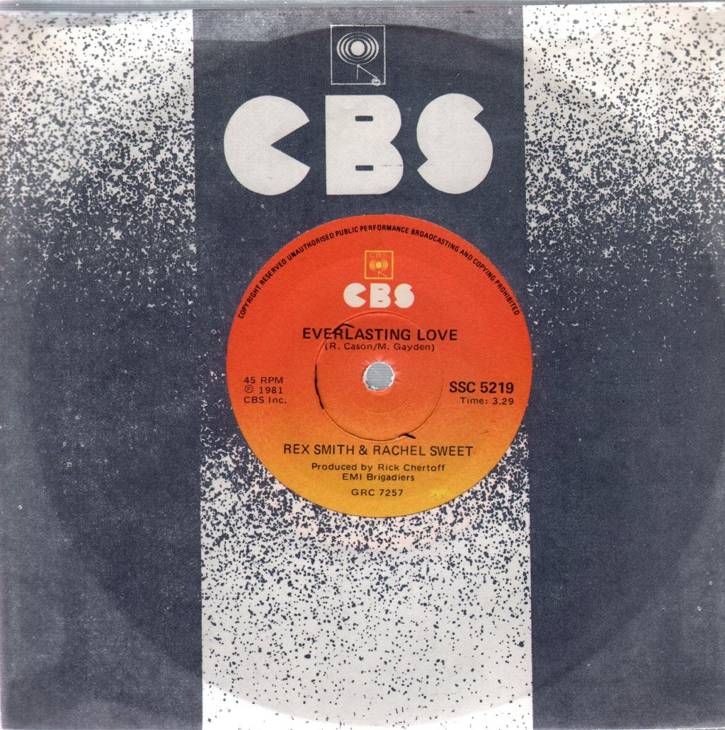 Rachel Sweet - Everlasting Love - 7 Inch