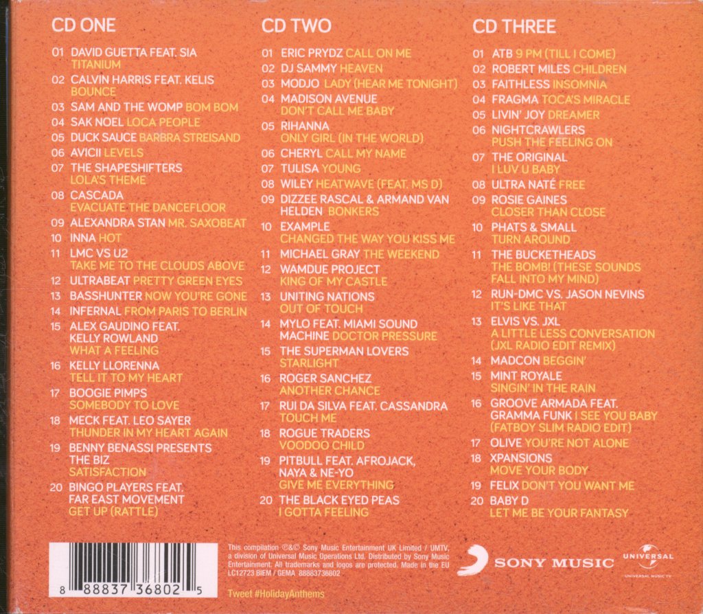 Various Artists - #Holiday Anthems - Cd Set