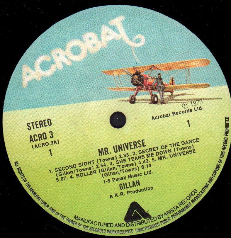 Gillan - Mr Universe - Lp