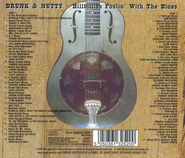 Various Artists - Drunk & Nutty (Hillbillies Foolin' With The Blues) - Double Cd
