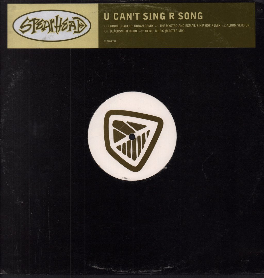 Spearhead - U Can't Sing - 12 Inch