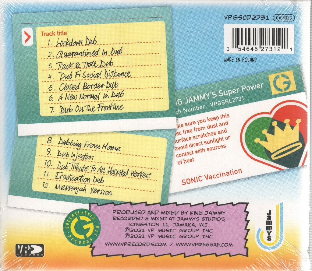 King Jammy - Destroys The Virus With Dub - Cd