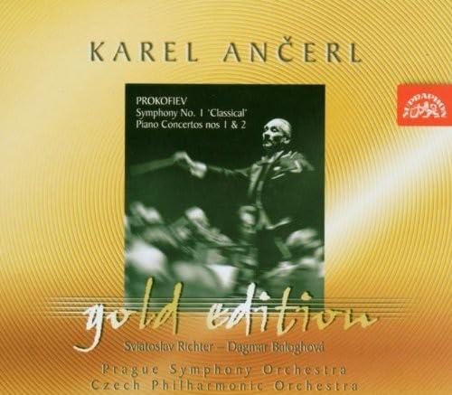 Czech Philharmonic Orchestra - Karel Ancerl Gold Edition Vol.10. Prokofiev - Symphony No 1. Piano Concertos 1 & 2 - Cd