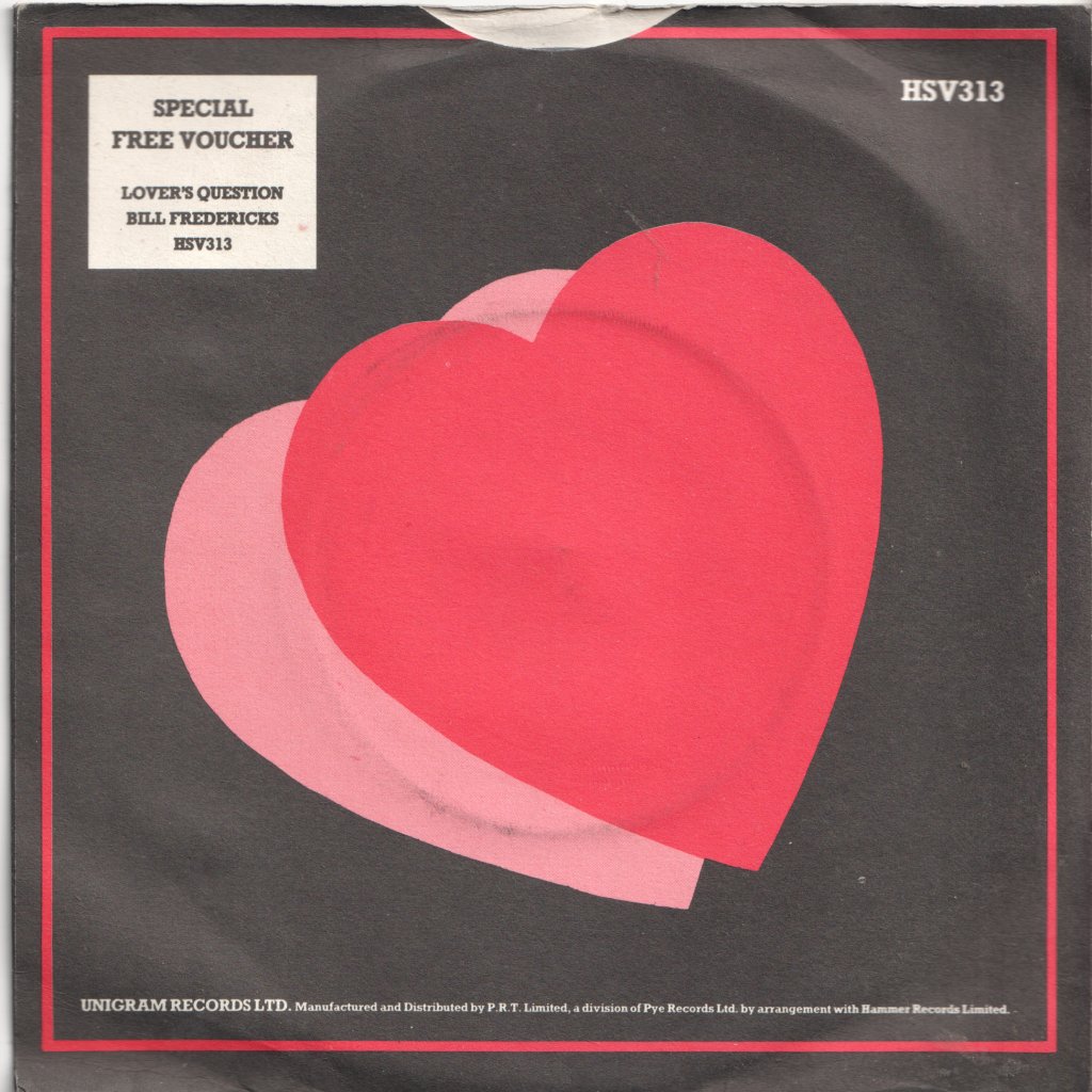 Bill Fredericks - Lover's Question - 7 Inch