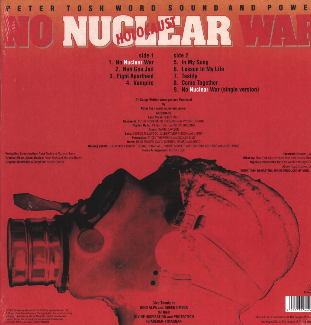 Peter Tosh - No Nuclear War - Lp