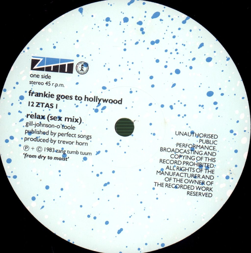 Frankie Goes To Hollywood - Relax - 12 Inch