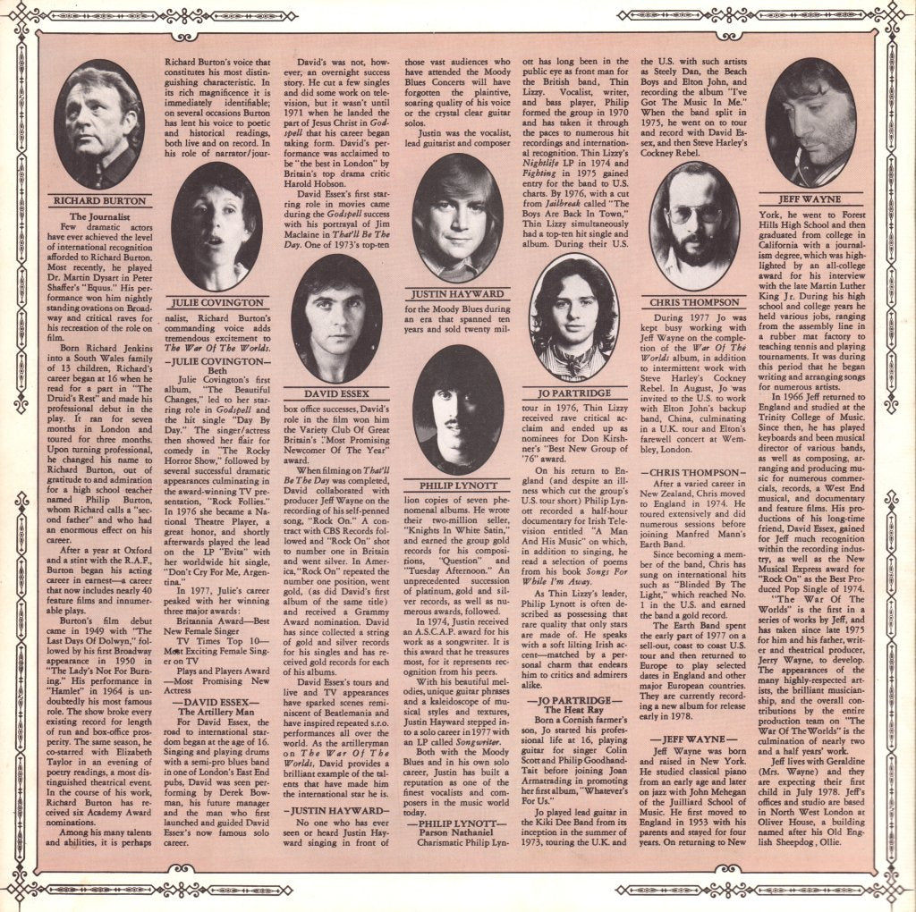 Jeff Wayne - War Of The Worlds - Double Lp