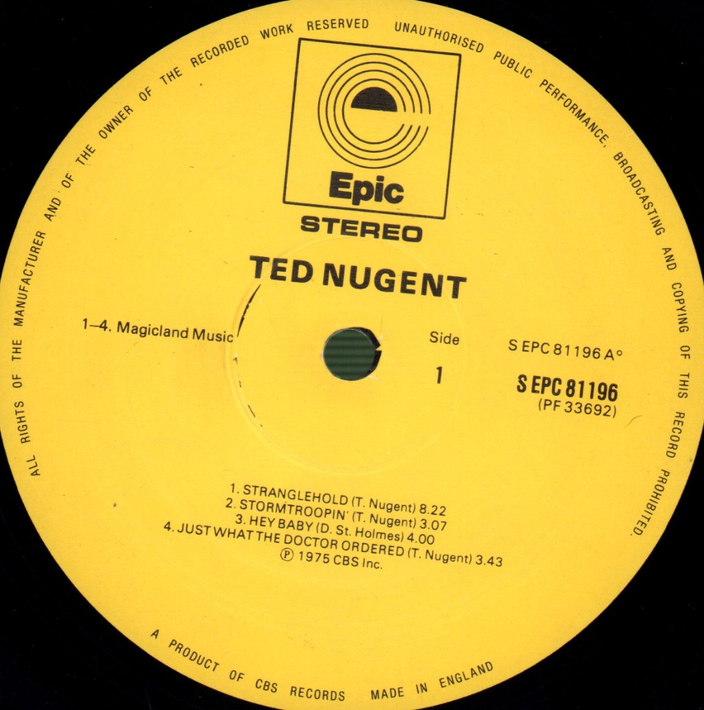 Ted Nugent - Ted Nugent - Lp