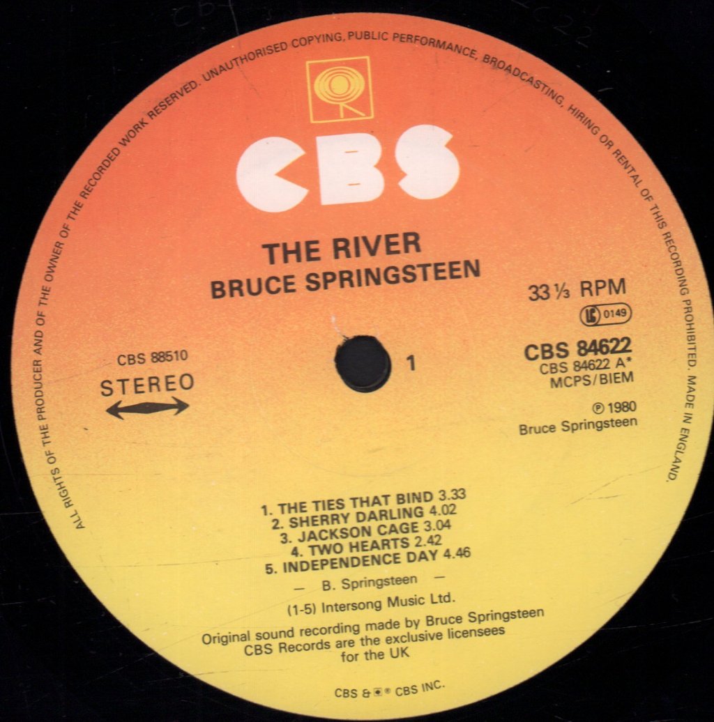 Bruce Springsteen - River - Double Lp