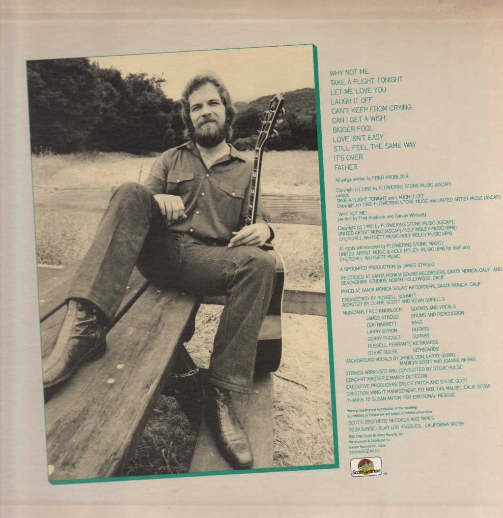 Fred Knoblock - Why Not Me - Lp