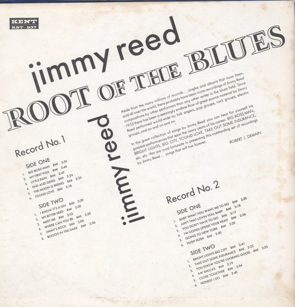 Jimmy Reed - Root Of The Blues - Double Lp