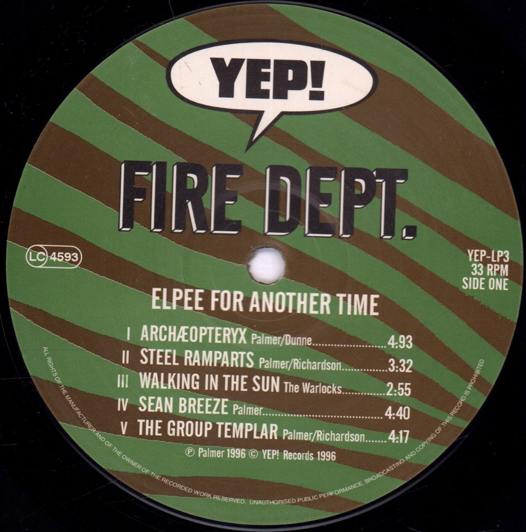 Fire Dept - Elpee For Another Time - Lp
