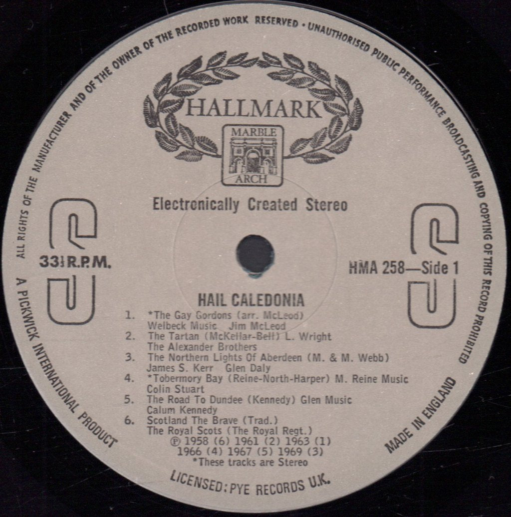 Various Artists - Hail Caledonia - Lp