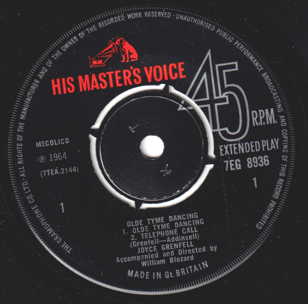 Joyce Grenfell - Olde Tyme Dancing - 7 Inch