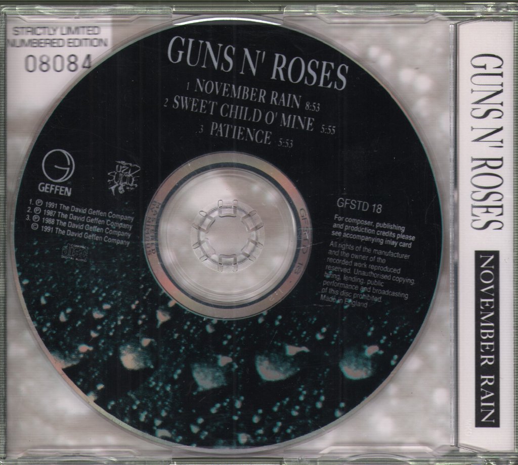 Guns N Roses - November Rain - Cd