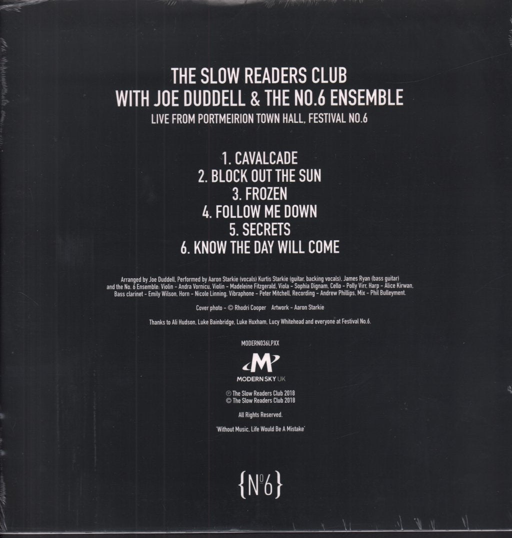 Slow Readers Club with joe durrell & the no.6 ensemble - Live From Festival No.6 - Lp