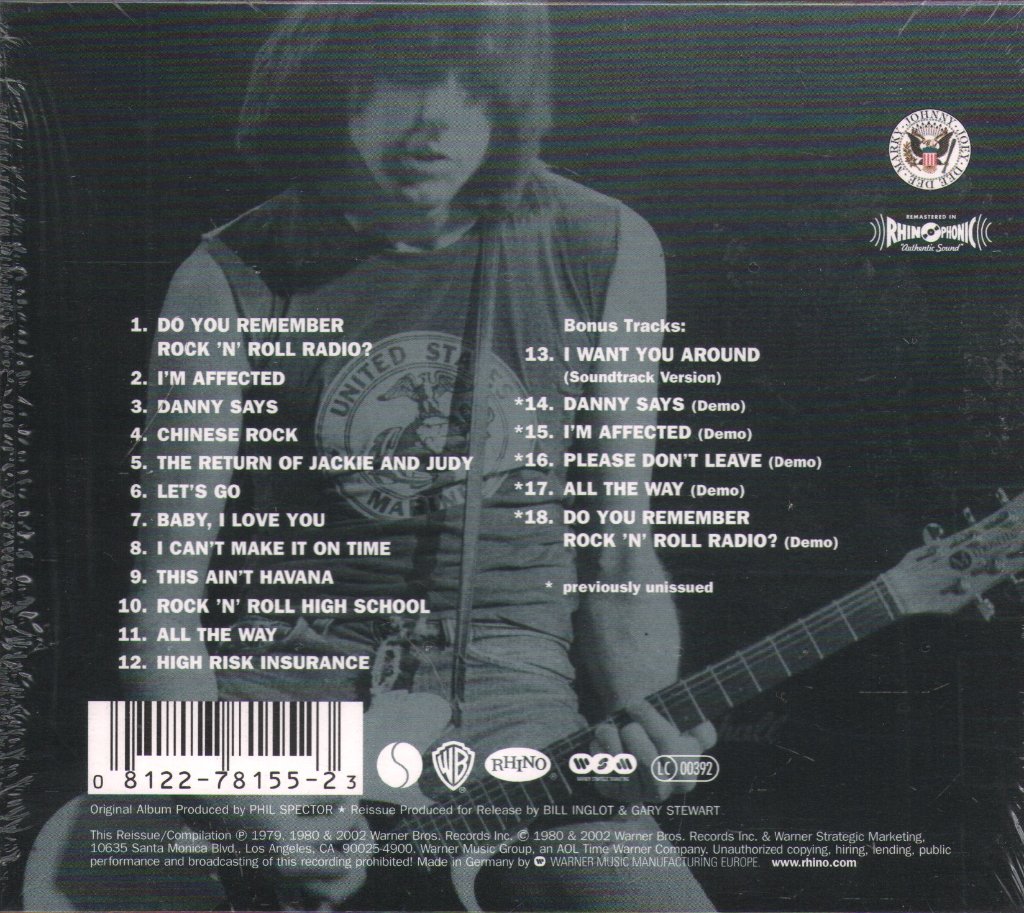 Ramones - End Of The Century - Cd