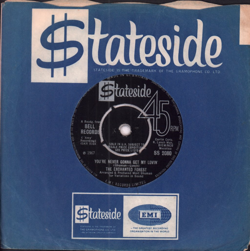 Enchanted Forest - You're Never Gonna Get My Lovin' - 7 Inch