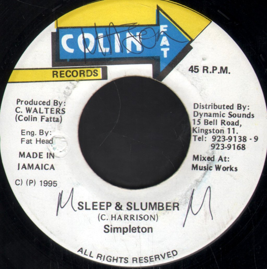 Simpleton - Sleep & Slumber - 7 Inch