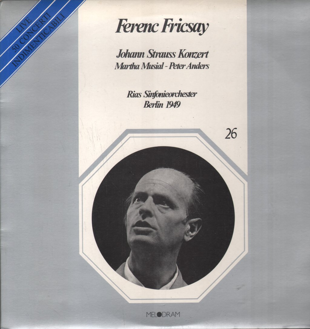 Ferenc Fricsay / Martha Musial / Peter Anders / Rias Sinfonieorchester - Johann Strauss Konzert - Double Lp