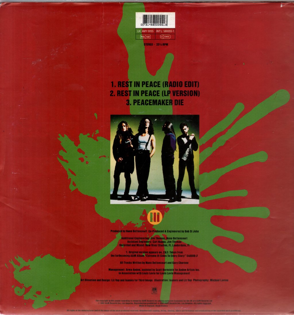 Extreme - Rest In Peace - 12 Inch
