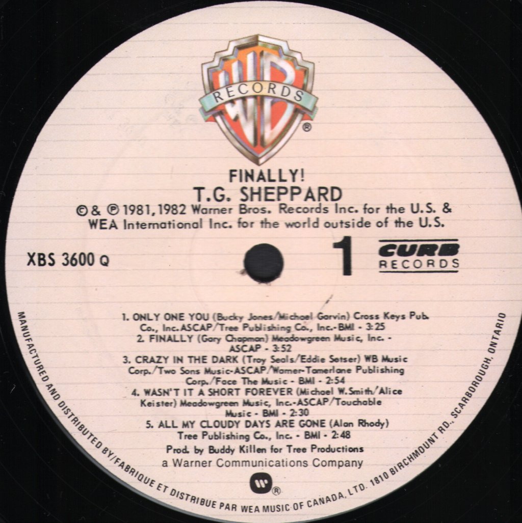 T.G. Sheppard - Finally! - Lp