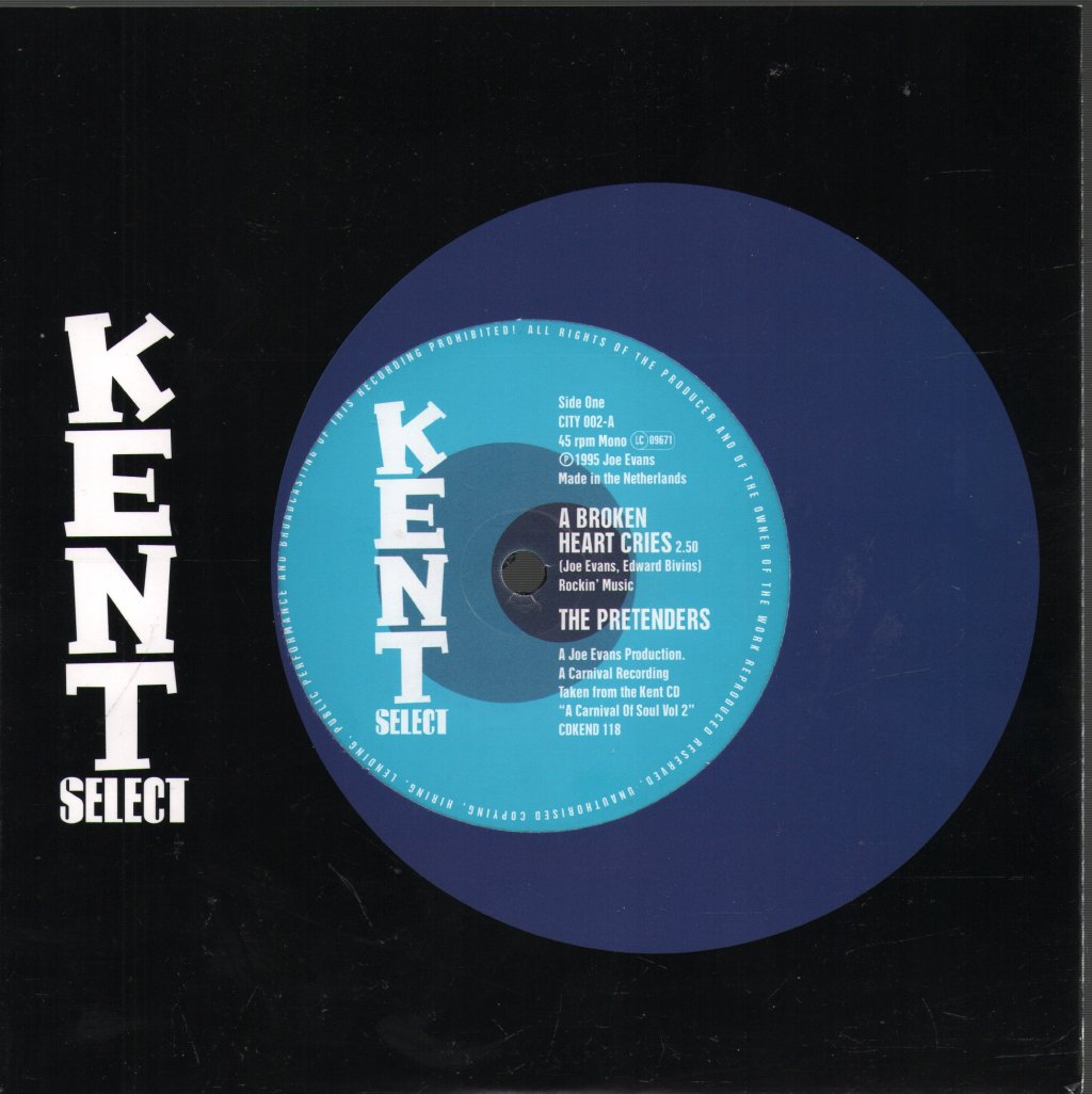 Pretenders - A Broken Heart Cries - 7 Inch