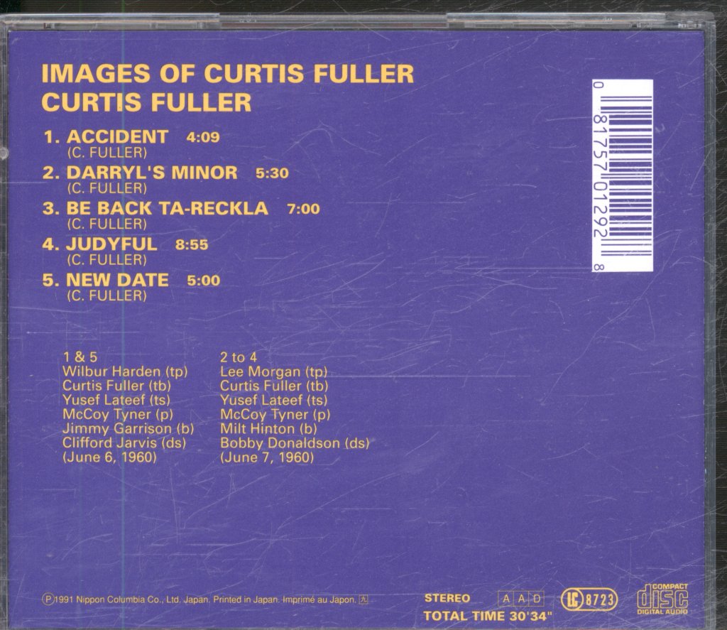 Curtis Fuller - Images Of Curtis Fuller - Cd