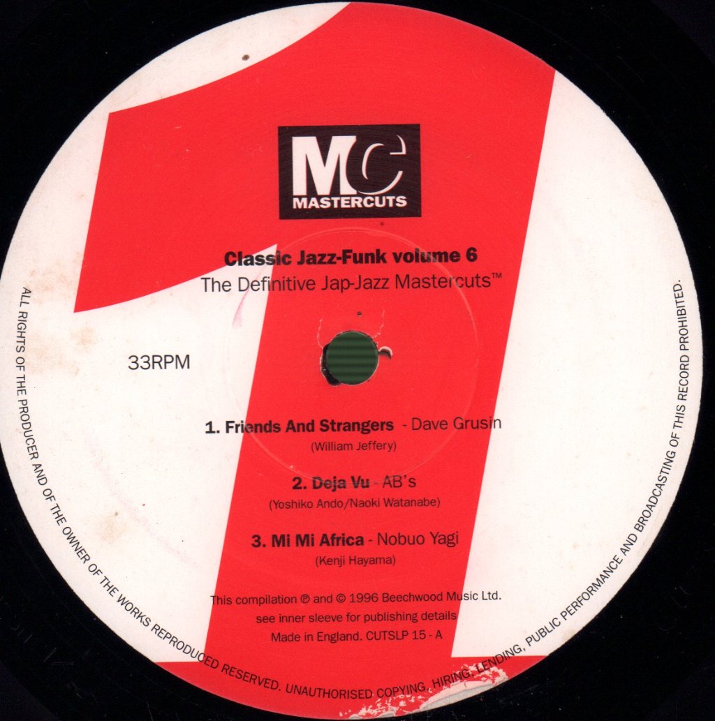 Various Artists - Classic Jazz-Funk Mastercuts Volume 6 - Double Lp