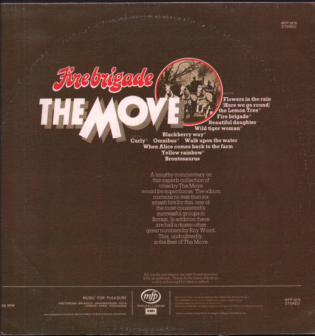 Move - Fire Brigade - Lp